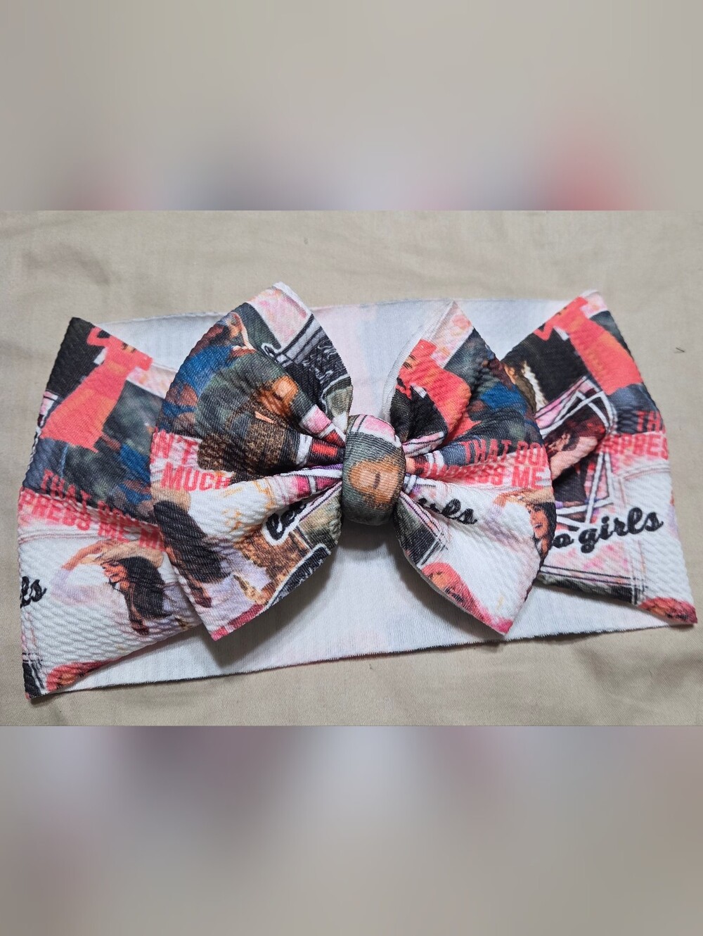 Teen/Womans Fabric Bow Headband